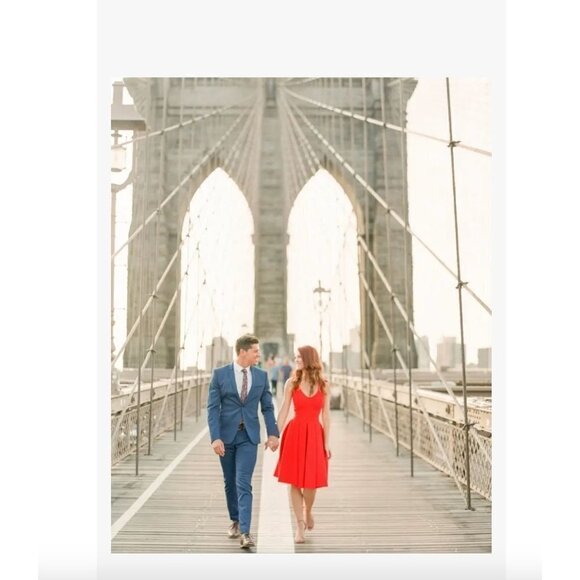 La Petite Robe di Chiara Boni Corie Dress Orange Womens Size 42 US 6 - Picture 2 of 15